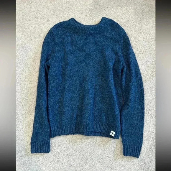 Abercrombie & Fitch Blue Striped Sweaters size 13/14 - Picture 1 of 3